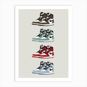 Sneakers Jordan Hypebeast Art Print