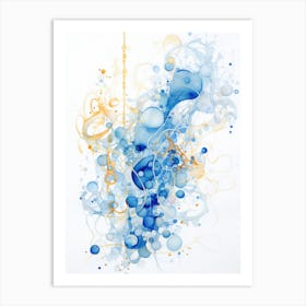 Abstract Watercolor Painting 15 Art Print