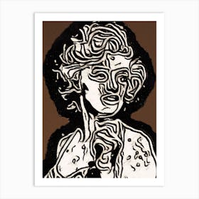 Portrait of Marilyn Monroe 2 Art Print