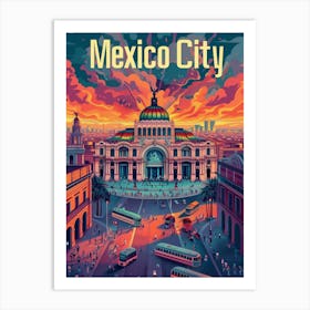 Mexico City 1 Art Print