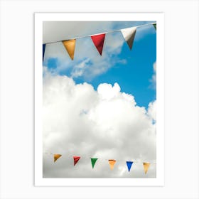 Colorful Bunting Art Print