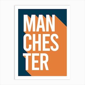 Manchester Typography Art Print
