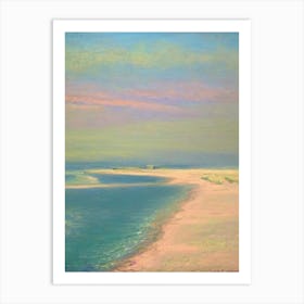 Camber Sands East Sussex Monet Style Art Print