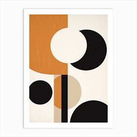 Ethereal Echo; Mid Century Sands In Beige Art Print