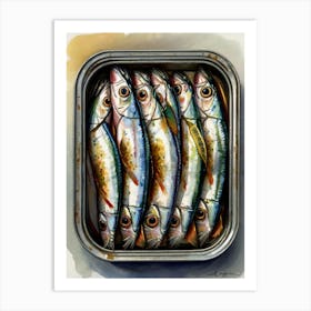 Sardines In A Can Art Print