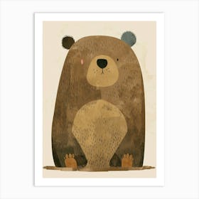 Bear Illustration Art Print