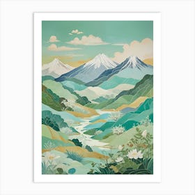 Oriental Mountains no3 Poster