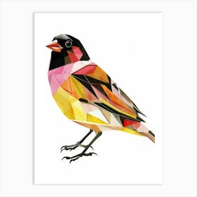 Polygonal Bird Art Print