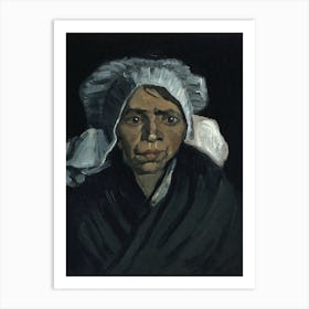 Head Of A Peasant Woman (1884), Vincent Van Gogh Art Print