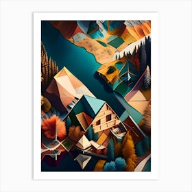 Aerialcubicview Art Print