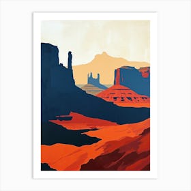 Monument Valley Art Print