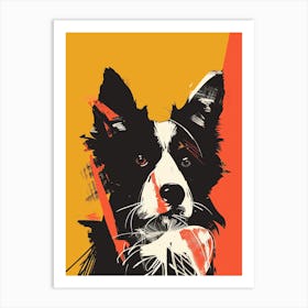 Border Collie Art Print