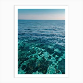 Clear Blue Water Art Print