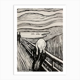 Scream Art Print