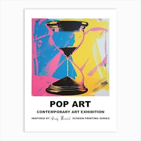 Poster Hourglass Pop Art 4 Art Print