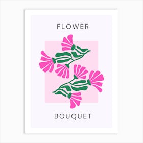 Flower Bouquet Design Art Print