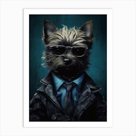 Gangster Dog Cairn Terrier 8 Art Print