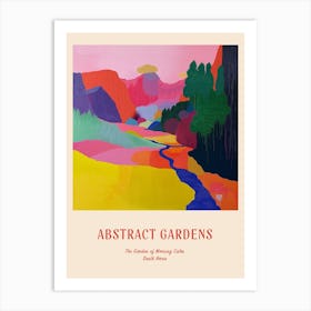 Colourful Gardens The Garden Of Morning Calm South Korea 1 Red Poster Art Print
