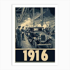 Aihrgdesign A Vintage Industrial Poster Celebrating Automobil B89b93be 8532 4236 A145 429bdb19cd80 2 Art Print