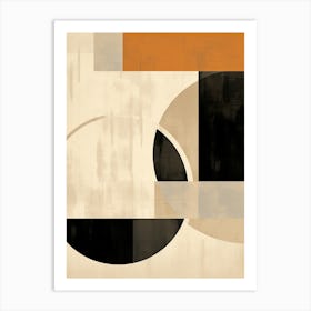 Ivory Wuppertal Geometric Luster Art Print