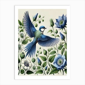 Blue Tit Art Print