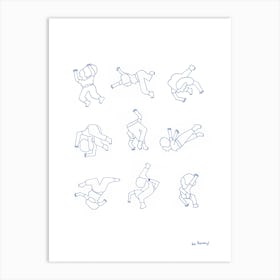 Contortionists Bodies 10 Art Print