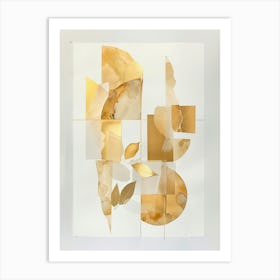 Abstract Gold Art Print