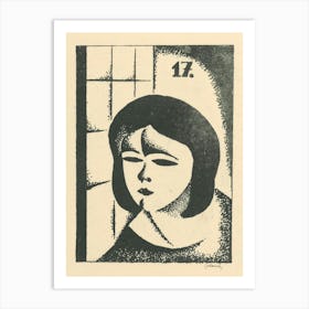 A Woman, Mikuláš Galanda Art Print
