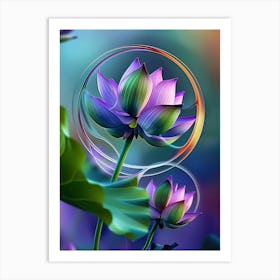 Lotus Flower 128 Art Print