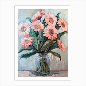 A World Of Flowers Gerbera 4 Painting Art Print