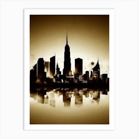 New York City Skyline 40 Art Print