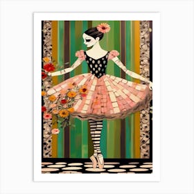 Gothic Ballerina - Inspired By Tim Burton  Art Print
