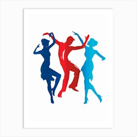 Latin Dancers Art Print