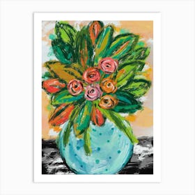 Green Bouquet Art Print