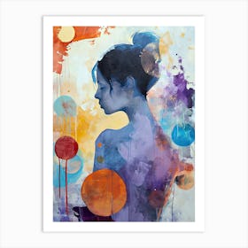 Ethereal Dreamer, Boho Art Style 1 Art Print