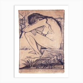 Sorrow, Vincent Van Gogh Art Print