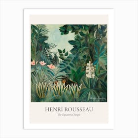 The Equatorial Jungle, Henri Rousseau Poster Art Print