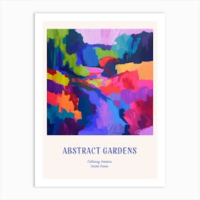 Colourful Gardens Callaway Gardens Usa 2 Blue Poster Art Print