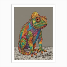 Chamelon Canvas Print 3 Art Print