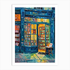 London Book Nook Bookshop 7 Art Print