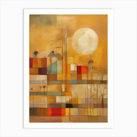 Abstract Landscape Painting 1 Art Print