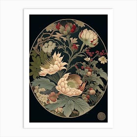 Koraku En 1,  Japan Vintage Botanical Art Print