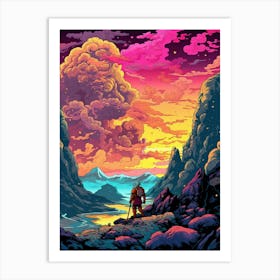 Pixel Art, Pixel Art, Pixel Art, Pixel Art, Pixel Art 2 Art Print