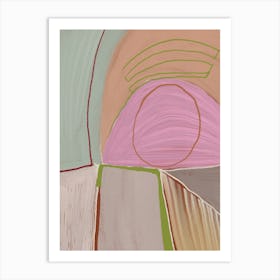 Large Abstract Painting untitled Art Print