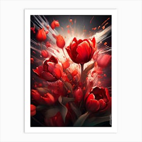 Tulip Big Bang Art Print