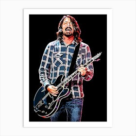 Dave Grohl Foo Fighters 1 Art Print