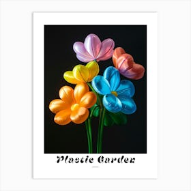 Bright Inflatable Flowers Poster Cosmos 1 Art Print