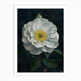 White Rose Art Print