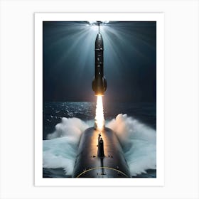 Nuclear Submarine-Reimagined Art Print