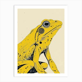 Yellow Frog 3 Art Print